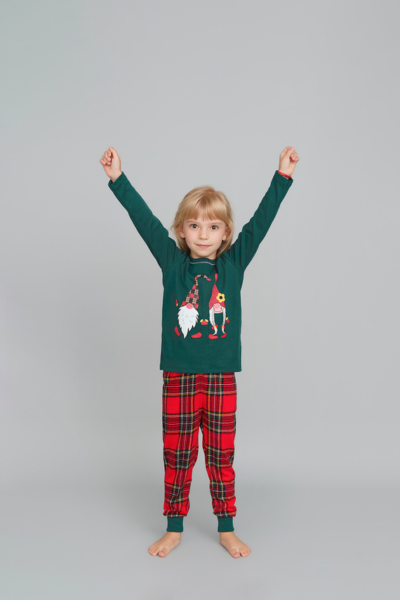 Pijama Santa Claus niña Italian Fashion- verde