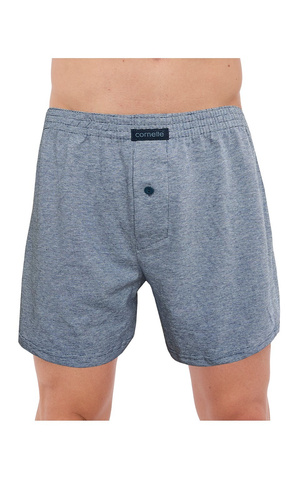 945/06 Calzoncillos bóxer Cornette para hombre - Pack de 3 de algodón, gris/azul