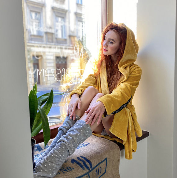 626 Abigail Bata corta de mujer Forex - miel