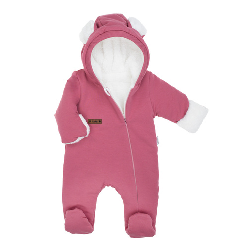 216270 Chándal Lala Luna Nicol - mono rosa bebé con orejas, talla 56-68