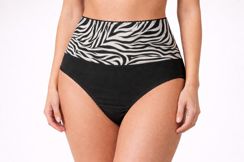 Mitex IGA WILD bragas moldeadoras cintura alta para vientre plano wild black