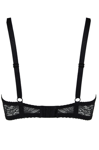 19237 Fancy Mediolano Bralette Negro - Sujetador sin forro de encaje