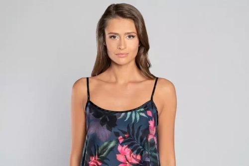 Amazonia Pijama slim-fit de mujer, short Moda Italiana - estampado