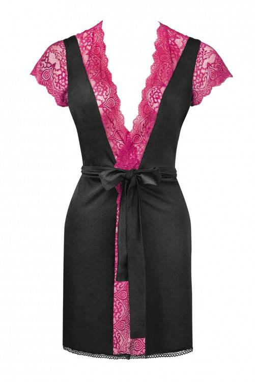 Kumiko LC 90428 Rosa Rosses Colección Bata de mujer LivCo Corsetti