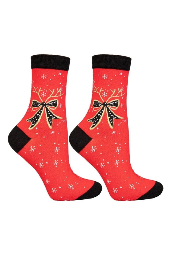 Calcetines de mujer Moraj CSLS300-047/2 navideños de algodón 2 pares