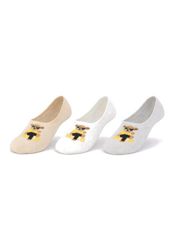 Calcetines bailarina mujer ST098 Noviti algodón invisibles silicona
