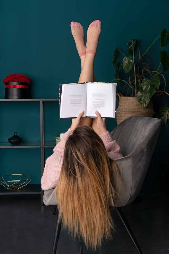 Almonnd 20 DEN Calcetines de lunares LivCo Corsetti Fashion