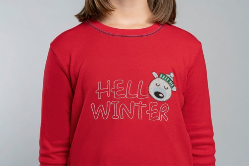 Czoka Pijama de niña Italian Fashion- rojo