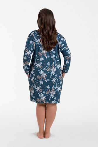 Nikjana damas túnica de manga larga Moda Italiana - impresión