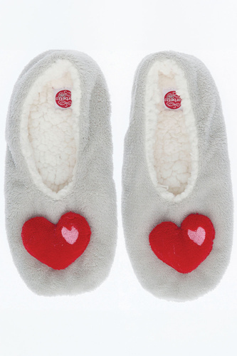 Zapatillas Campbell Sorbetto Mujer - felpa, corazón y suela antideslizante