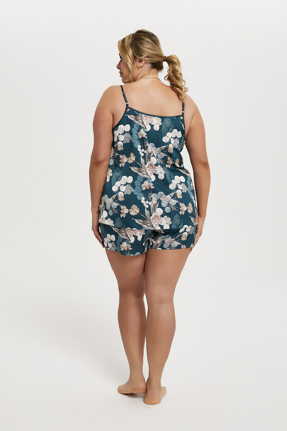 Scarlet Pijama de señora slim-fit, short Moda Italiana - estampado