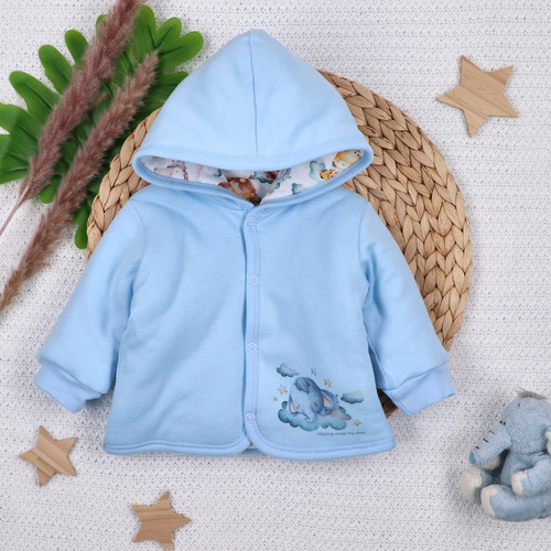 ABN-5616 Chaqueta para bebé Little Dreamers Nini de algodón orgánico - ecológica, segura, cálida