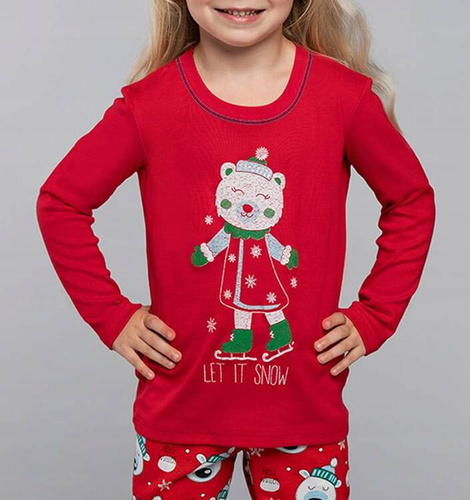 Czoka Pijama de niña Italian Fashion- rojo
