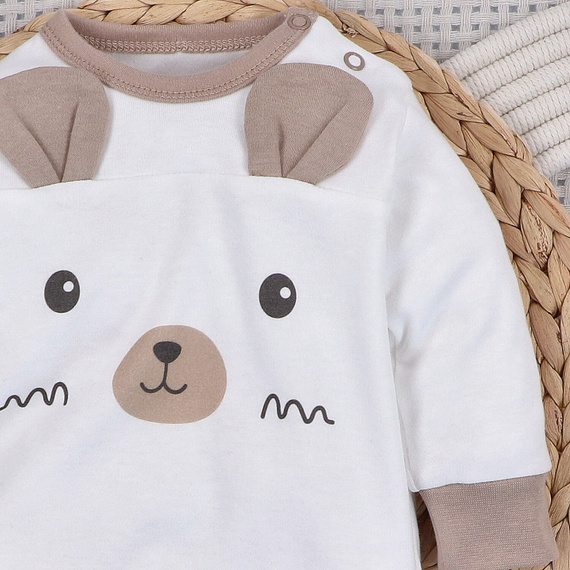 ABN-5509 Pijama para bebé sin pies Sky Journey Nini | Algodón orgánico, cierre con automáticos