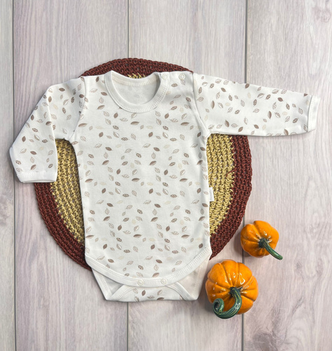 Mamatti body bebé BD15426 hojas - algodón, cómodo