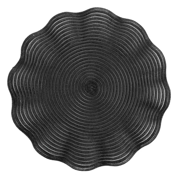 Mantel individual Eurofirany elegante base para platos glamour June black