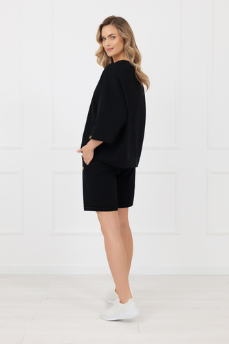 Sudadera Kaori Italian Fashion 3/4 manga algodón