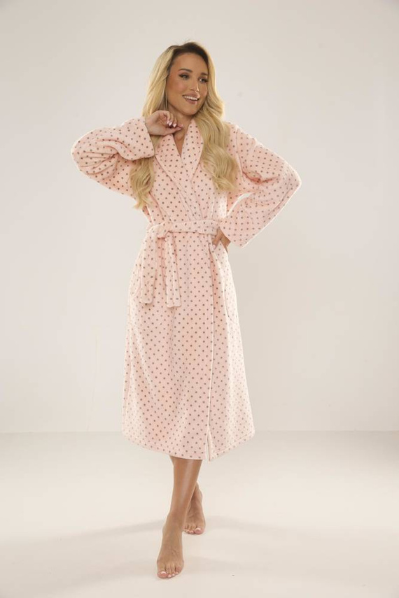 548 Albornoz largo de mujer Melanie Forex - Salmón