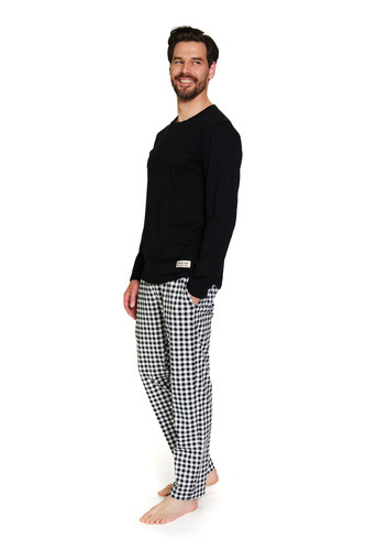 7369 Doctor Nap Pijama de algodón para hombre - corte clásico y comodidad natural para cualquier salida nocturna