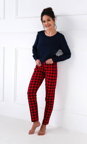 Bonnie Sensis pijama de mujer - azul marino