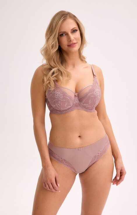 BS 931 Sujetador Veronika Gaia moca - semi suave con aros de encaje