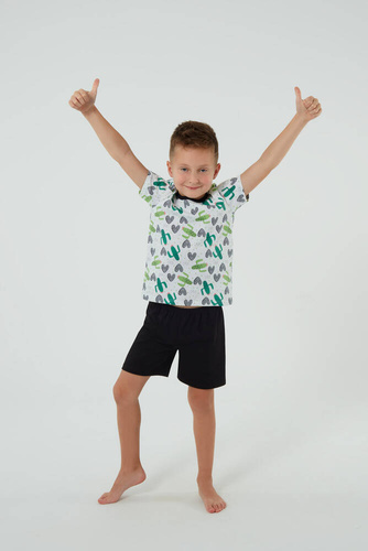 Picos Pijama niño Moda Italiana - estampado/negro