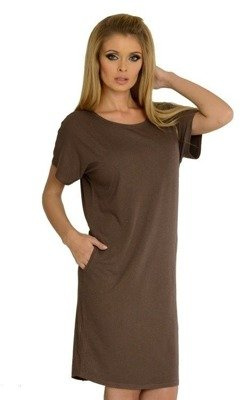523 Camisón Paula kr. manga - mocca