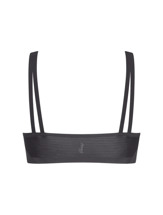 Bralette sloggi ZERO Feel Air sin costuras, ligero black