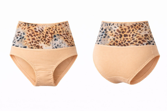 Mitex IGA WILD bragas moldeadoras cintura alta para vientre plano wild black 