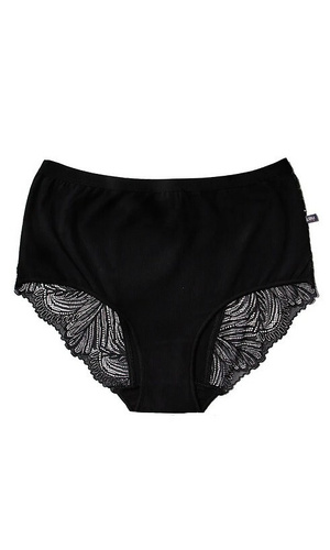 Braga mujer LPF 112 Key maxi bikini de algodón – ajuste estable, pack de 2