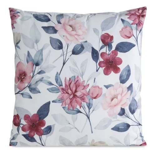 Funda cojín 45x45 Mink 35 Eurofirany terciopelo flores