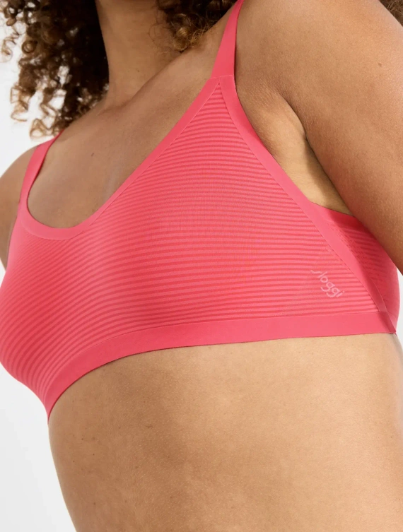 Bralette sloggi ZERO Feel Air sin costuras, ligero flamingo