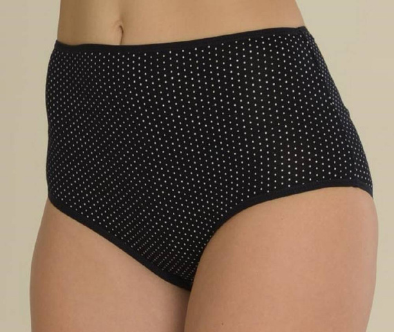 018 Sara De lafense braga alta - lunares azul marino