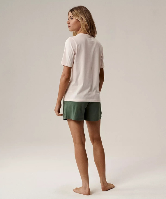 Pijama de mujer Atlantic NLP-498E rosa-verde - algodón, cómodo y elegante