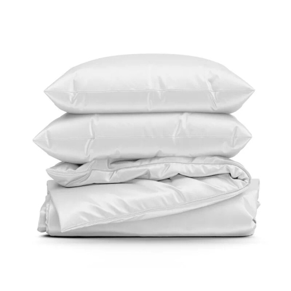 Ropa de cama MI de microfibra Eurofirany suave con cremallera 100% poliéster blanco