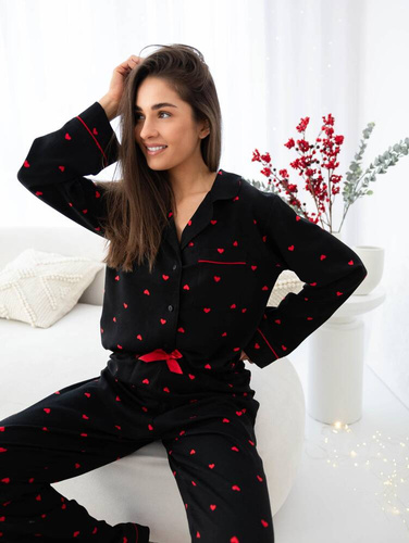 Rolling In Love Sensis pijama de mujer - negro