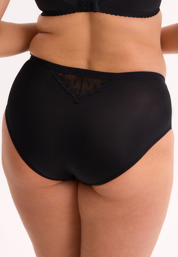 GFP 051 Braga Gaia Kiara - negra, entera, bordada, tul y microfibra