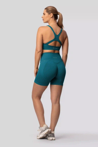 Spaio PUSH-UP PRO shorts moldeadores sin costuras tiro alto fitness tale blue