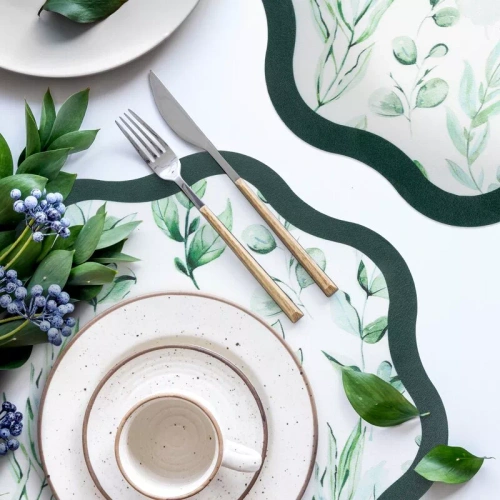 Mantel individual Eurofirany elegante base para platos glamour Jane green