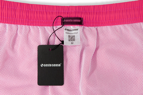 Sesto Senso bañador hombre shorts de playa secado rápido con bolsillos pink