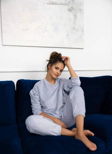 Pijama de mujer Esme Soft Sensis - gris