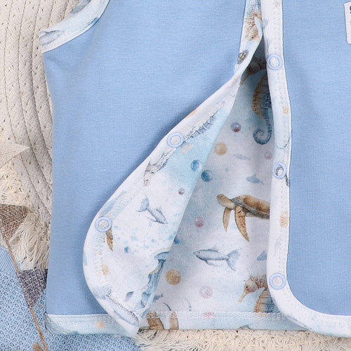 ABN-5458 Chaleco Sea Of Joy Nini - algodón orgánico, cierre cómodo