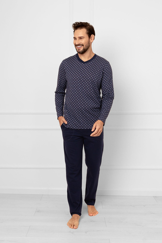 Pijama de hombre Gerard Italian Fashion - algodón, manga larga y pantalón