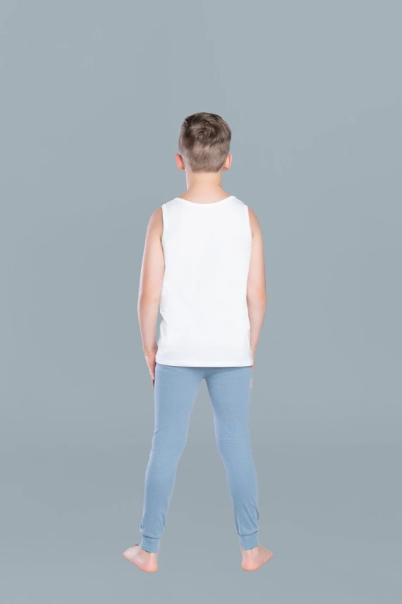 Johnny pantalones para chicos Italian Fashion - gris