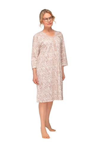 Camisón Lidia II 270 Martel algodón hojas escote V