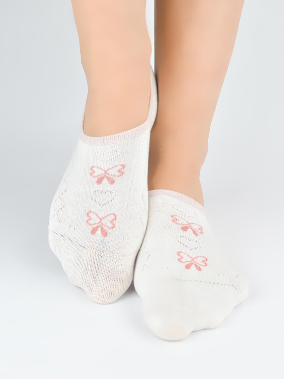 Calcetines bailarina mujer ST096 Noviti algodón invisibles silicona
