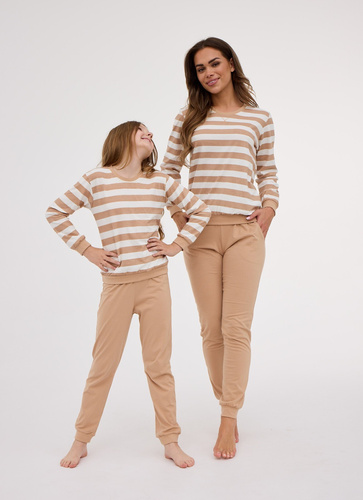 947/198 Pijama de niña Cornette Molly 2 | 100% algodón, manga larga, acanalado, en caja