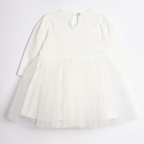 221159 Body vestido Kiku Nicol elegante con tul para niña