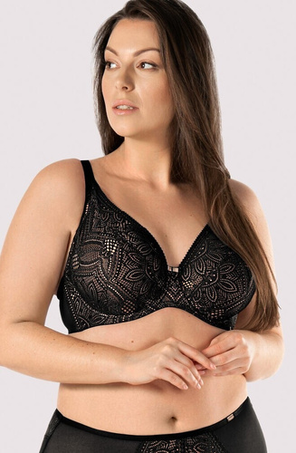 Desire BO50 Mefemi by Nipplex sujetador soft bralette negro con encaje
