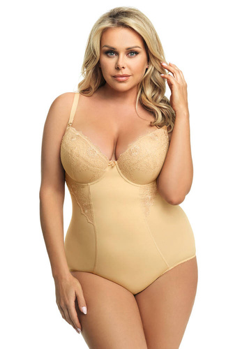 Gorsenia 184 Livia Body reductor con copas - beige
